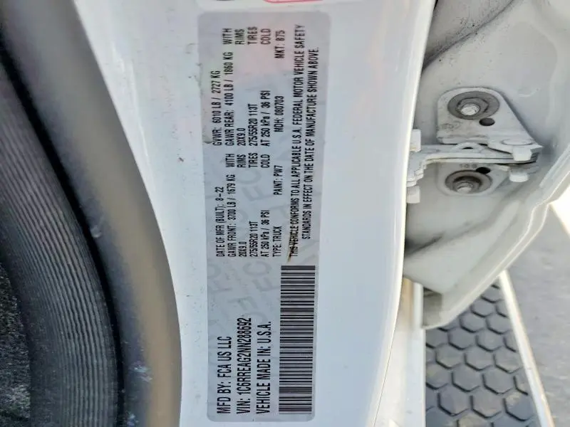 2022 RAM 1500 HFE  