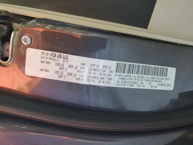 2018 CHRYSLER PACIFICA TOURING PLUS  