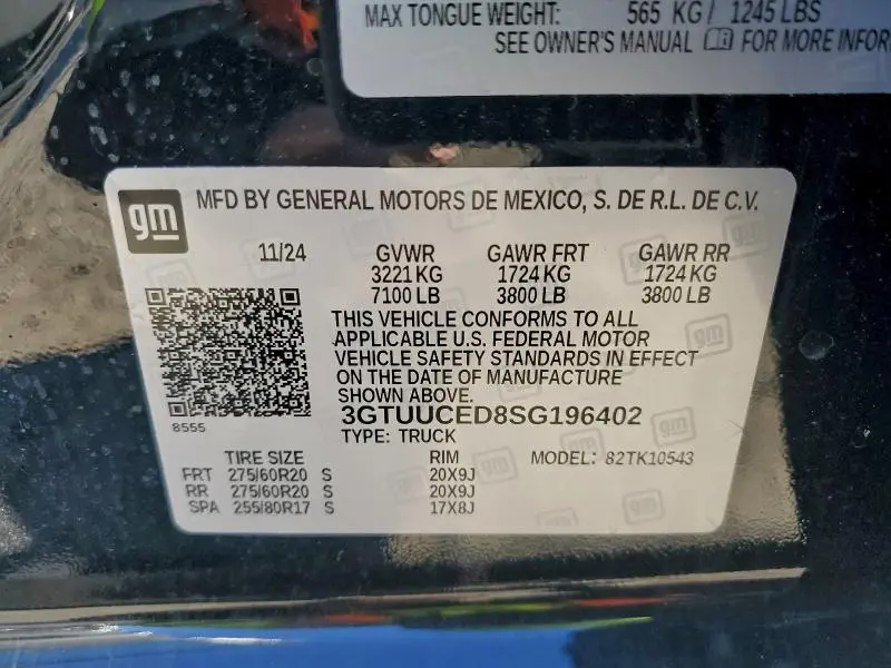 2025 GMC SIERRA K1500 ELEVATION  