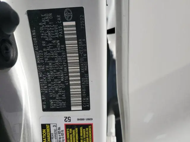 2023 TOYOTA CAMRY SE NIGHT SHADE  