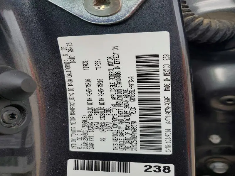 2023 TOYOTA TACOMA SR5 V6  