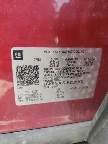 2019 GMC ACADIA SLT-1