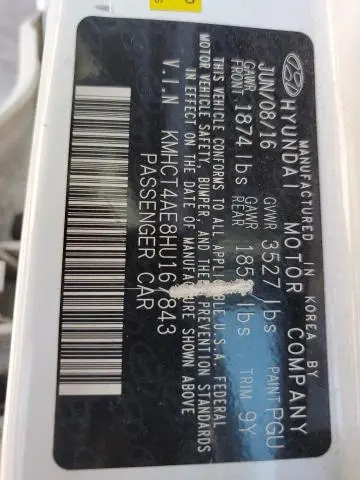 2017 HYUNDAI ACCENT SE  