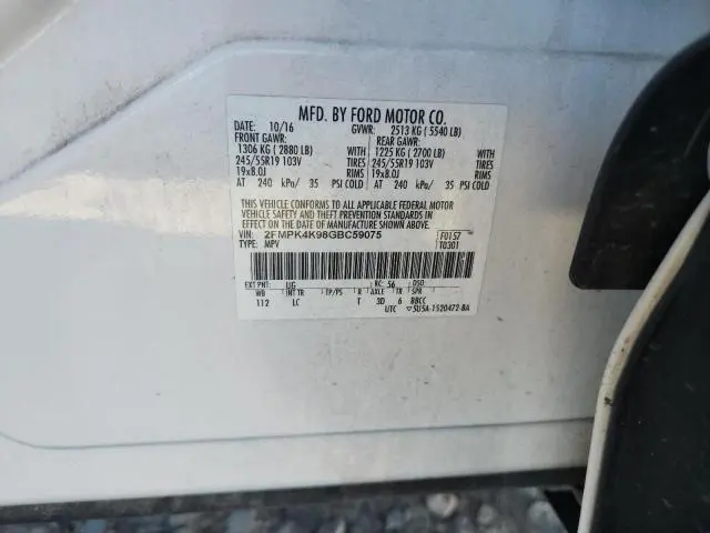 2016 FORD EDGE TITANIUM  