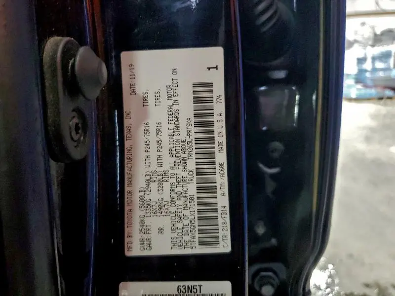 2020 TOYOTA TACOMA DOUBLE CAB  