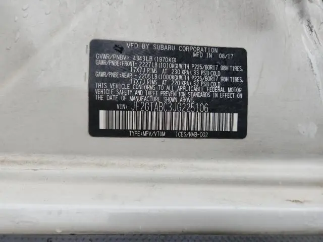2018 SUBARU CROSSTREK PREMIUM  