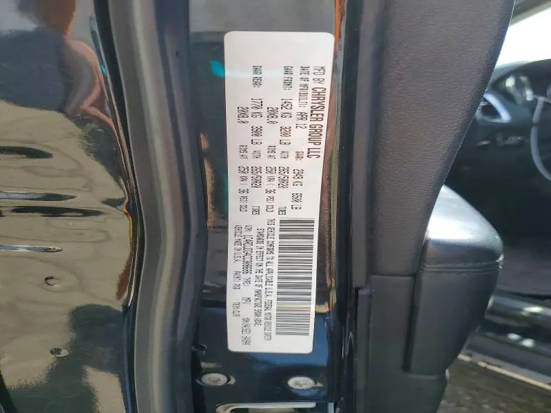 2012 DODGE DURANGO CREW  