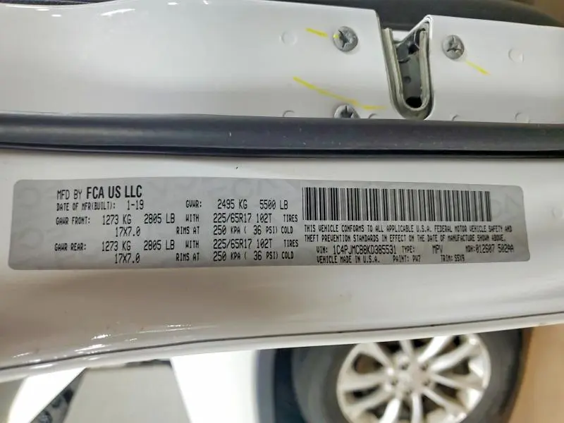 2019 JEEP CHEROKEE LATITUDE  