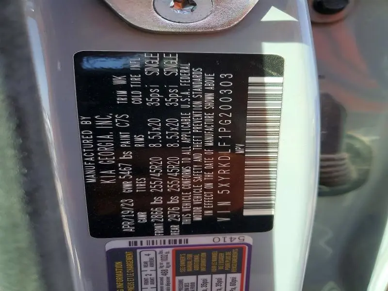 2023 KIA SORENTO   