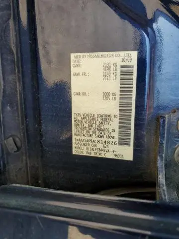 2010 NISSAN MAXIMA S  