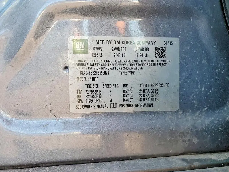 2015 BUICK ENCORE CONVENIENCE  