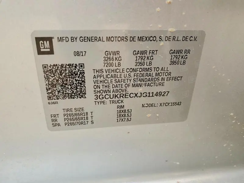 2018 CHEVROLET SILVERADO K1500 LT  