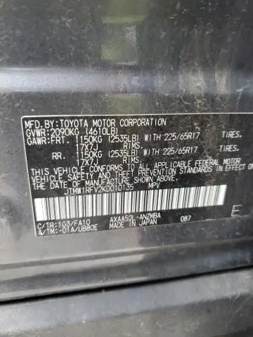 2019 TOYOTA RAV4 XLE  