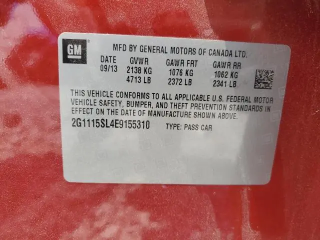 2014 CHEVROLET IMPALA LT  