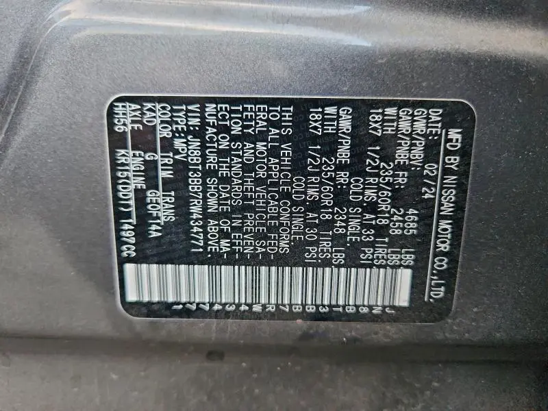 2024 NISSAN ROGUE SV  