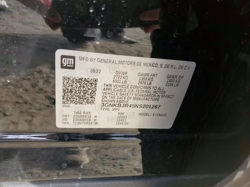 2022 CHEVROLET BLAZER 3LT  