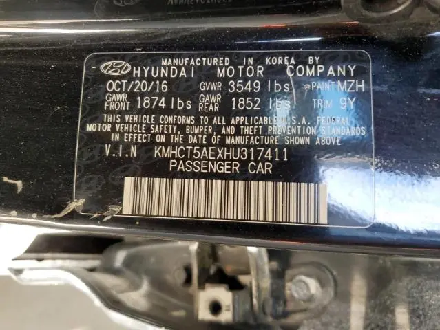 2017 HYUNDAI ACCENT SE