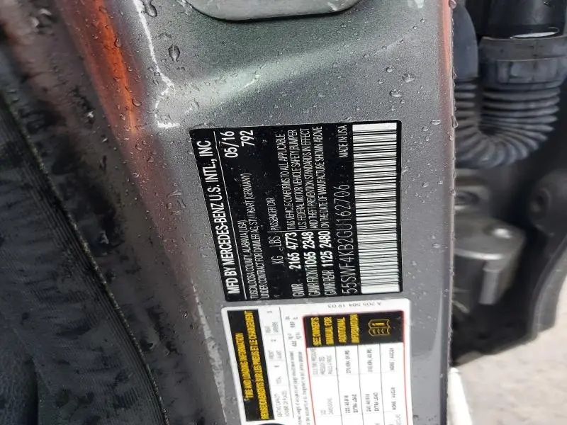 2016 MERCEDES-BENZ C 300 4MATIC  