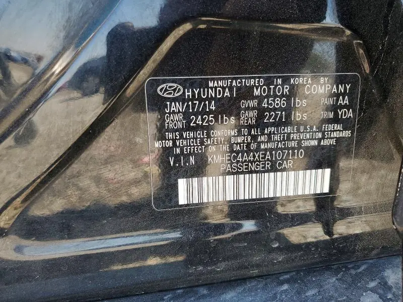 2014 HYUNDAI SONATA HYBRID  