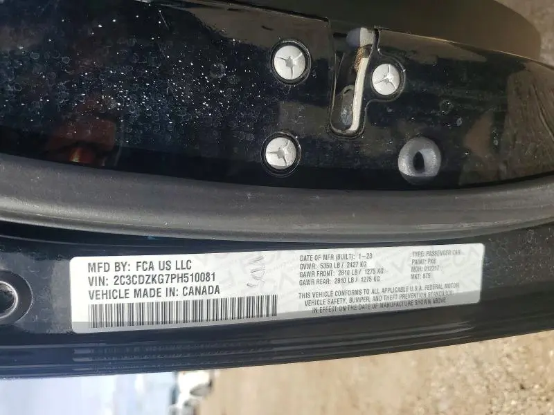 2023 DODGE CHALLENGER GT  