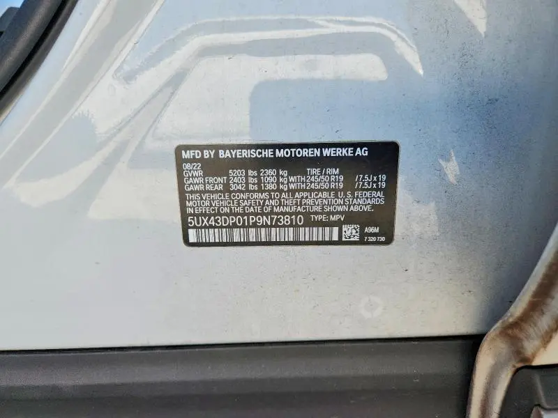 2023 BMW X3 SDRIVE30I  