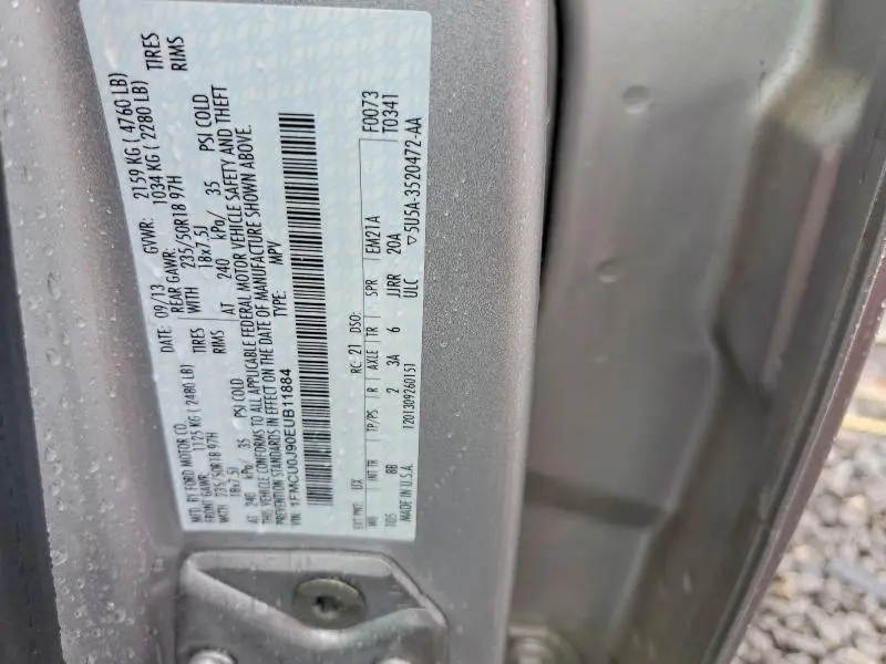 2014 FORD ESCAPE TITANIUM  