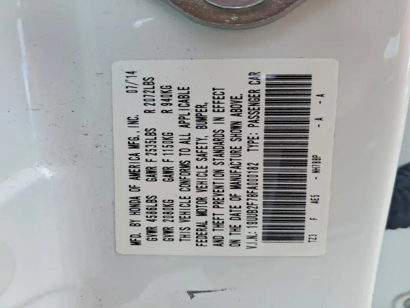 2015 ACURA TLX ADVANCE  