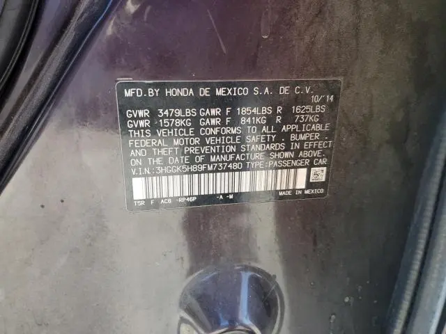 2015 HONDA FIT EX