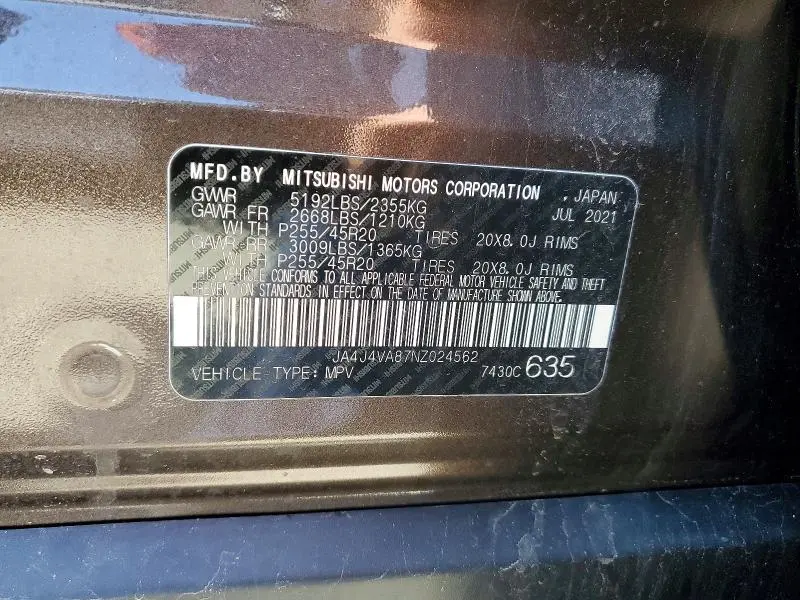 2022 MITSUBISHI OUTLANDER SEL  