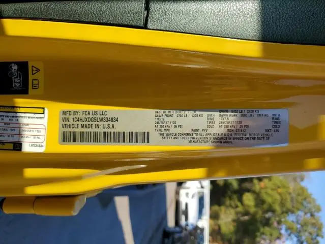 2020 JEEP WRANGLER UNLIMITED SPORT  