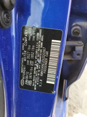 2013 HYUNDAI ACCENT GLS  