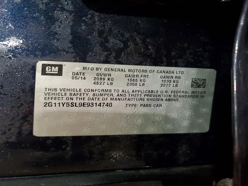 2014 CHEVROLET IMPALA LS  