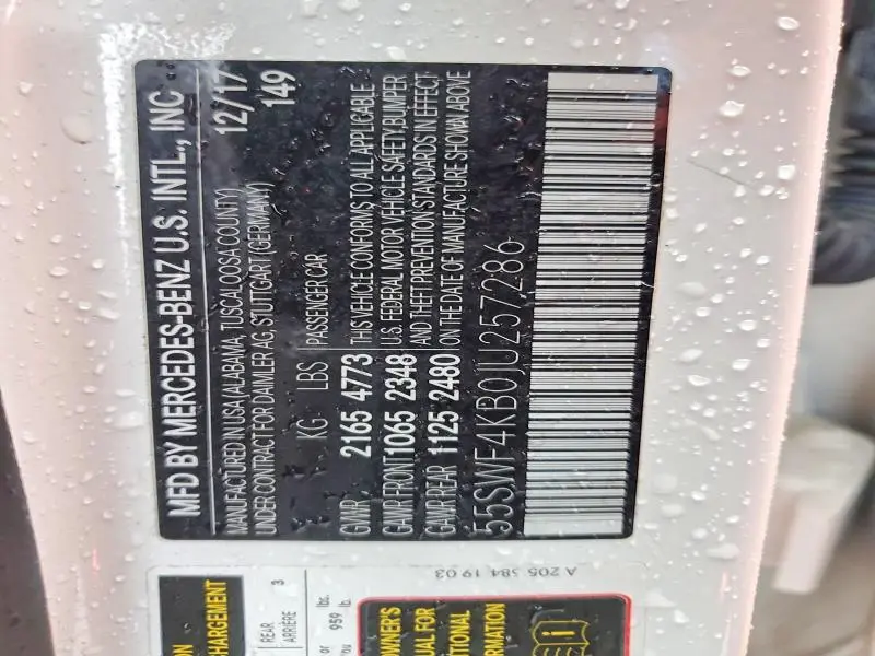 2018 MERCEDES-BENZ C 300 4MATIC  