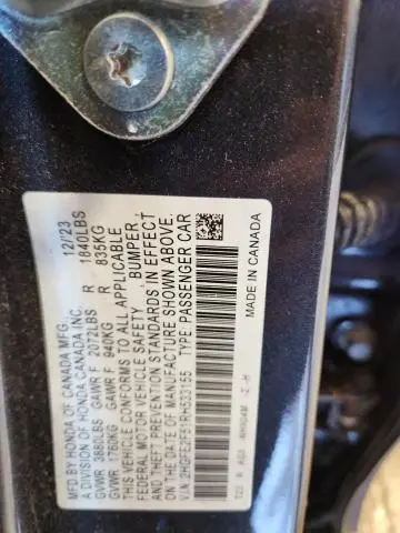 2024 HONDA CIVIC SPORT  