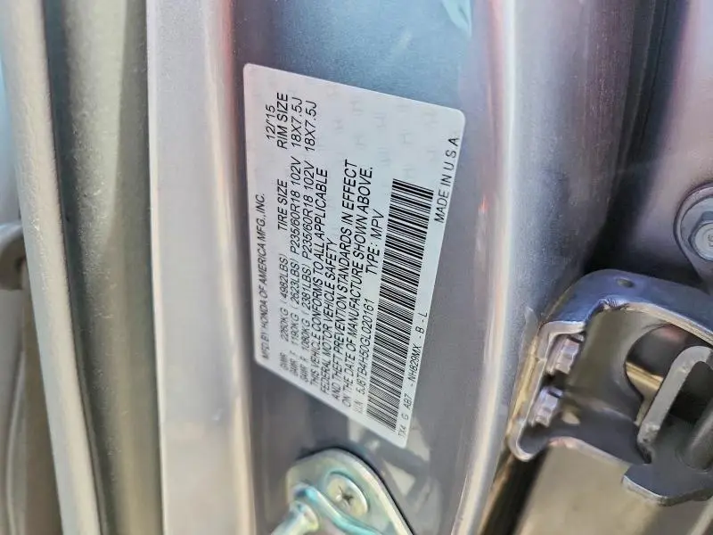 2016 ACURA RDX TECHNOLOGY  