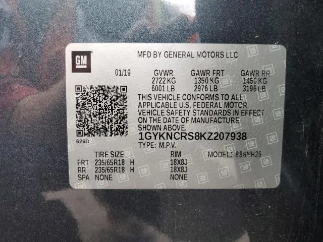 2019 CADILLAC XT5 LUXURY  