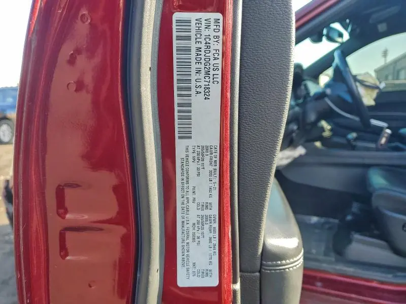 2021 DODGE DURANGO GT  