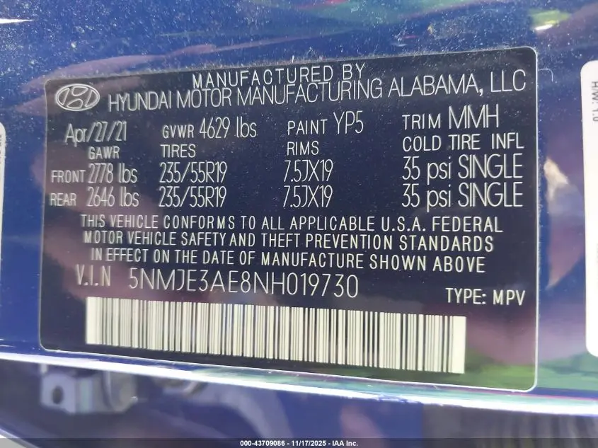 2022 HYUNDAI TUCSON LIMITED