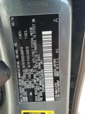 2016 TOYOTA HIGHLANDER XLE  