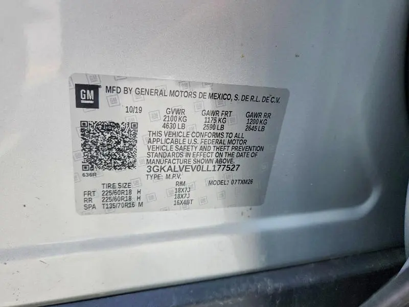 2020 GMC TERRAIN SLT  