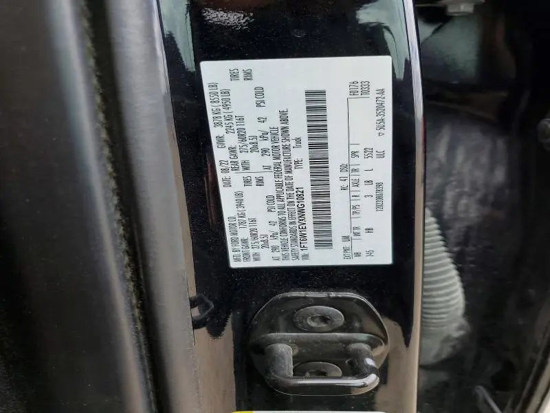 2022 FORD F150 LIGHTNING PRO  