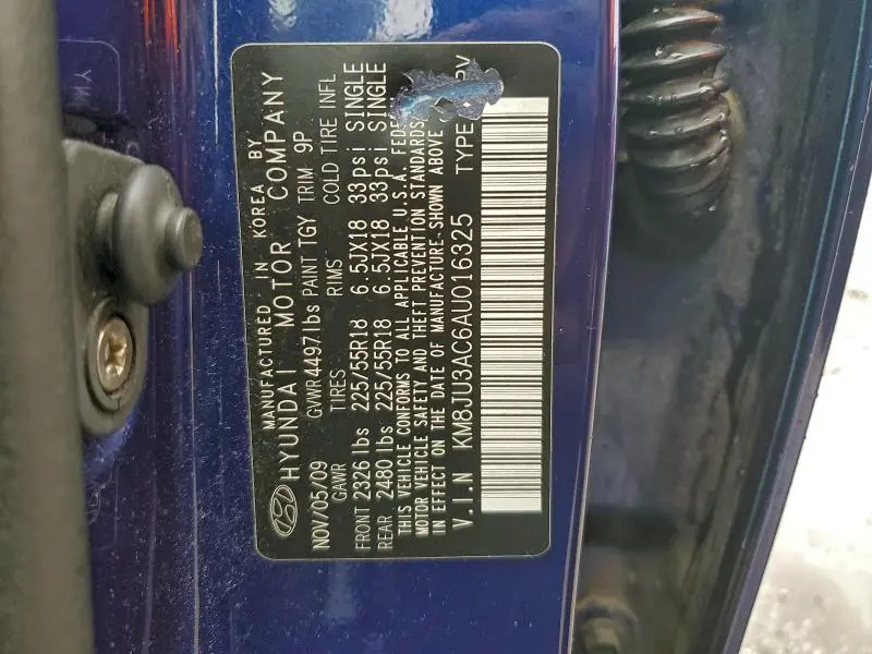 2010 HYUNDAI TUCSON GLS  