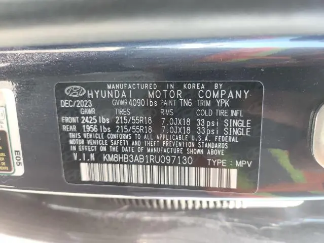 2024 HYUNDAI KONA SEL
