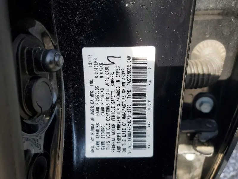2013 ACURA TL   