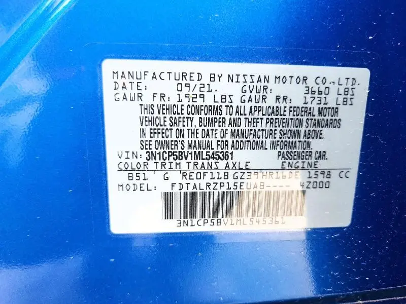 2021 NISSAN KICKS   