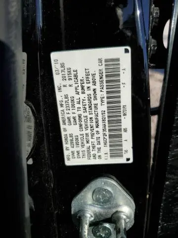 2010 HONDA ACCORD LX