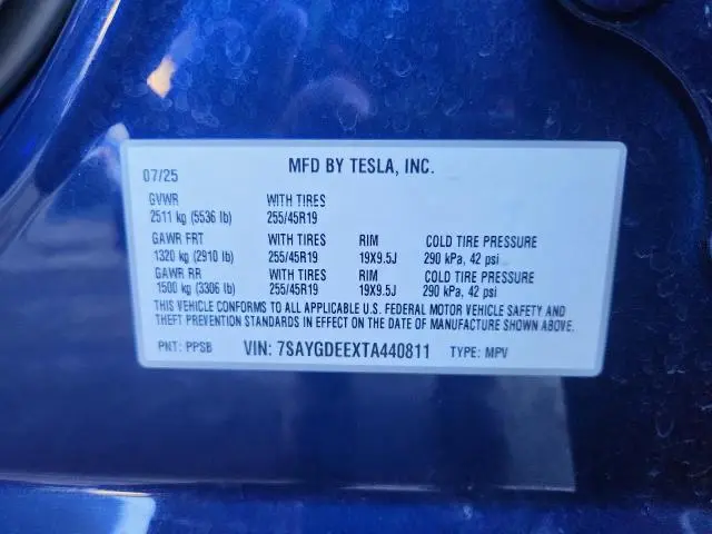 2026 TESLA MODEL Y   