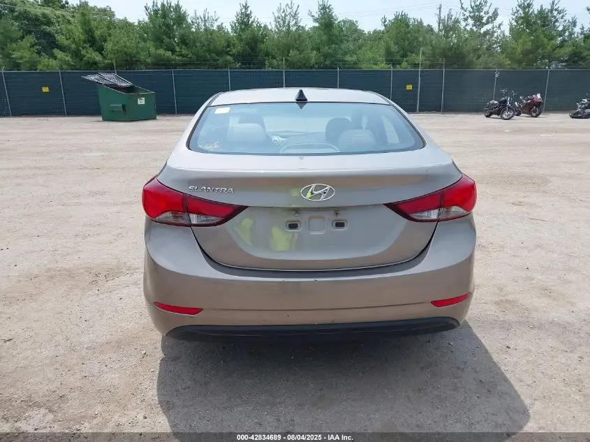 2016 HYUNDAI ELANTRA SE