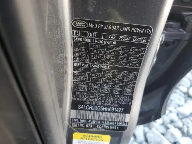 2017 LAND ROVER DISCOVERY SPORT HSE  