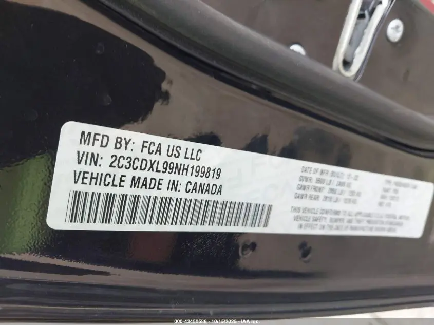 2022 DODGE CHARGER SRT HELLCAT WIDEBODY